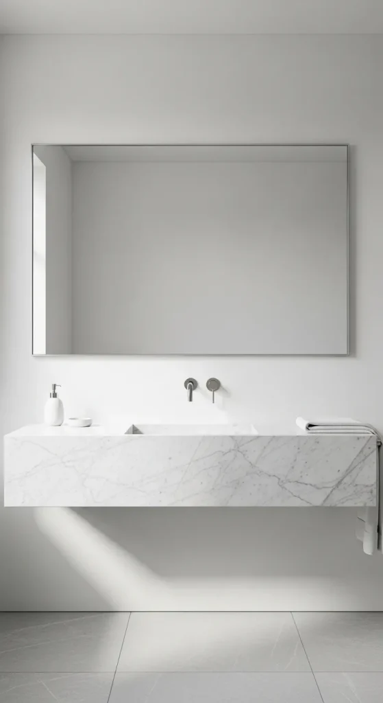 Frameless Rectangular Mirror