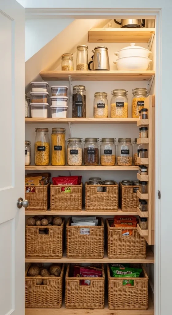 Hidden Pantry Nook for Extra Storage