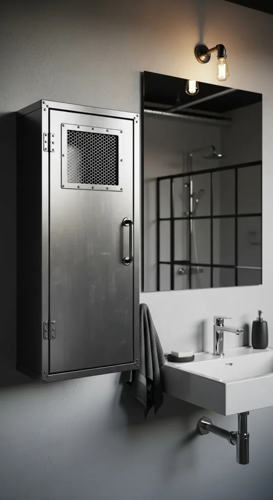 Industrial Metal Wall Cabinet