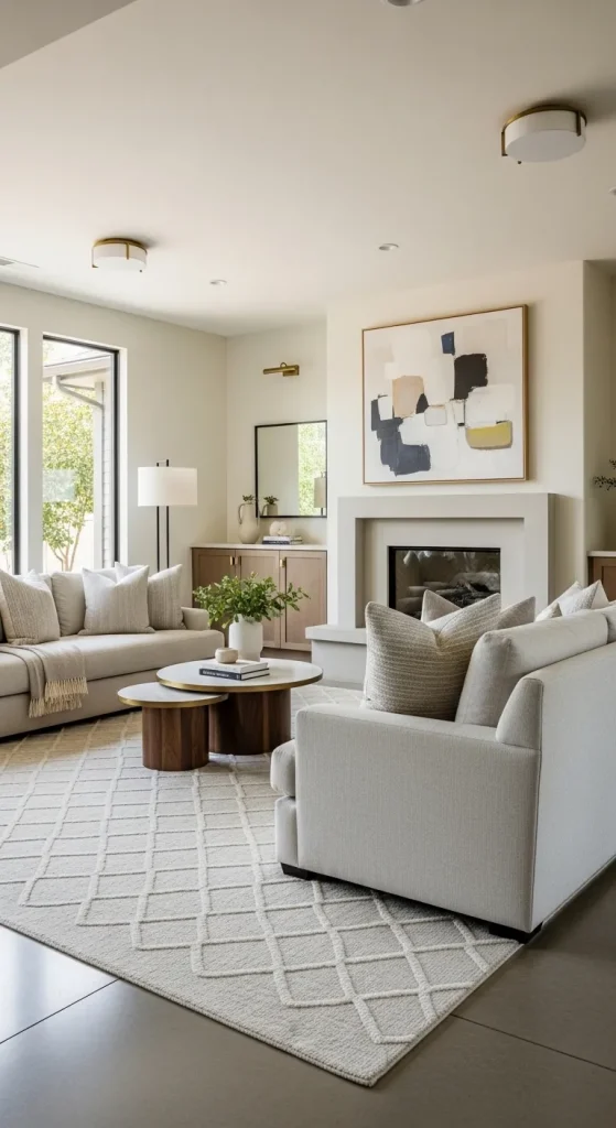 Luxury Open-Concept Living Room