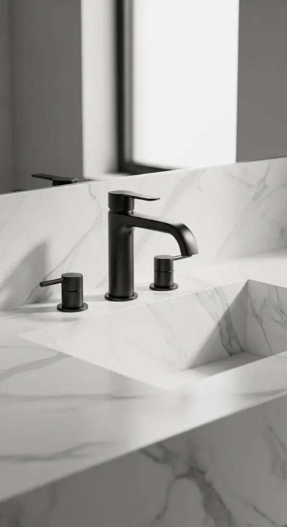 Matte Black Minimalist Faucet