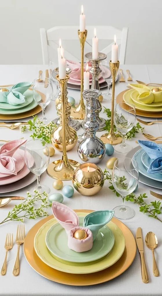 Metallic Accents for a Glamorous Look