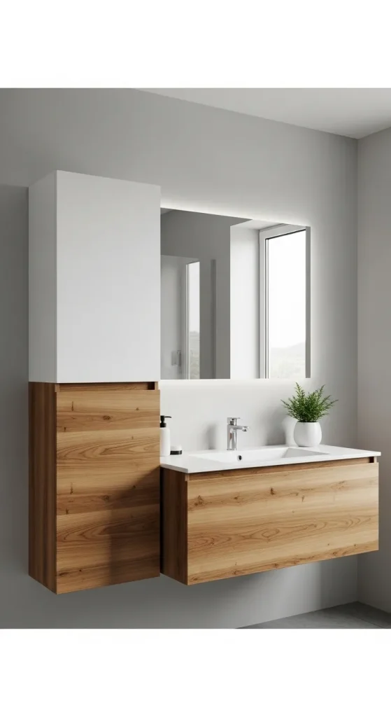 Two-Tone Wall Cabinet