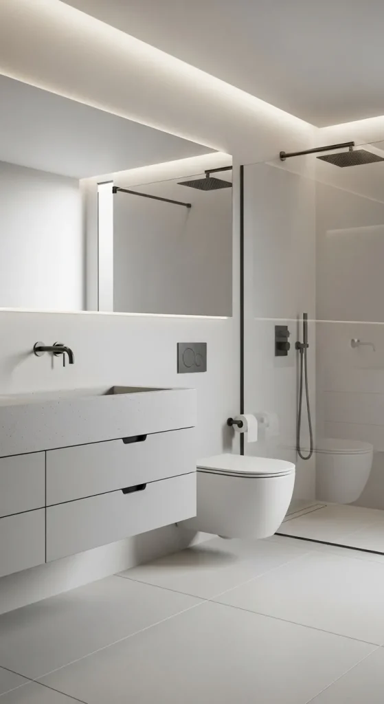 Minimalist Bathroom Hardware
