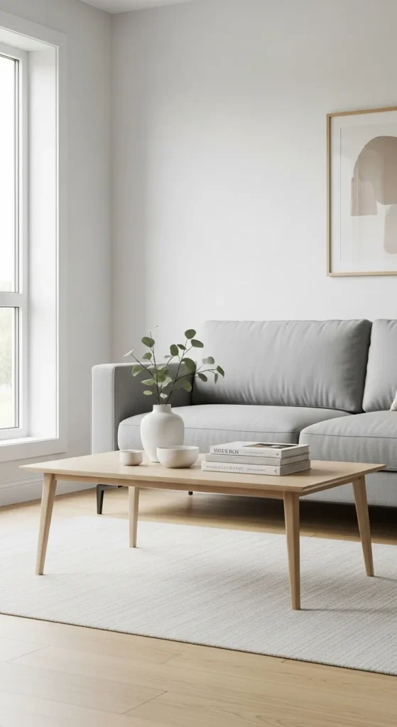 Minimalist Coffee Table Styling