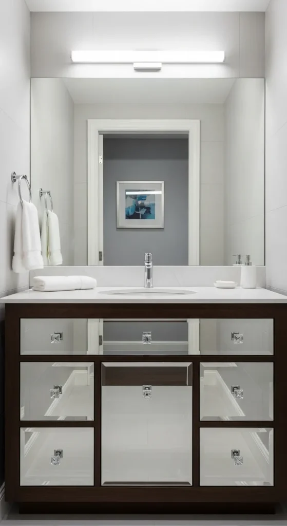 Mirrored Vanity Cabinet