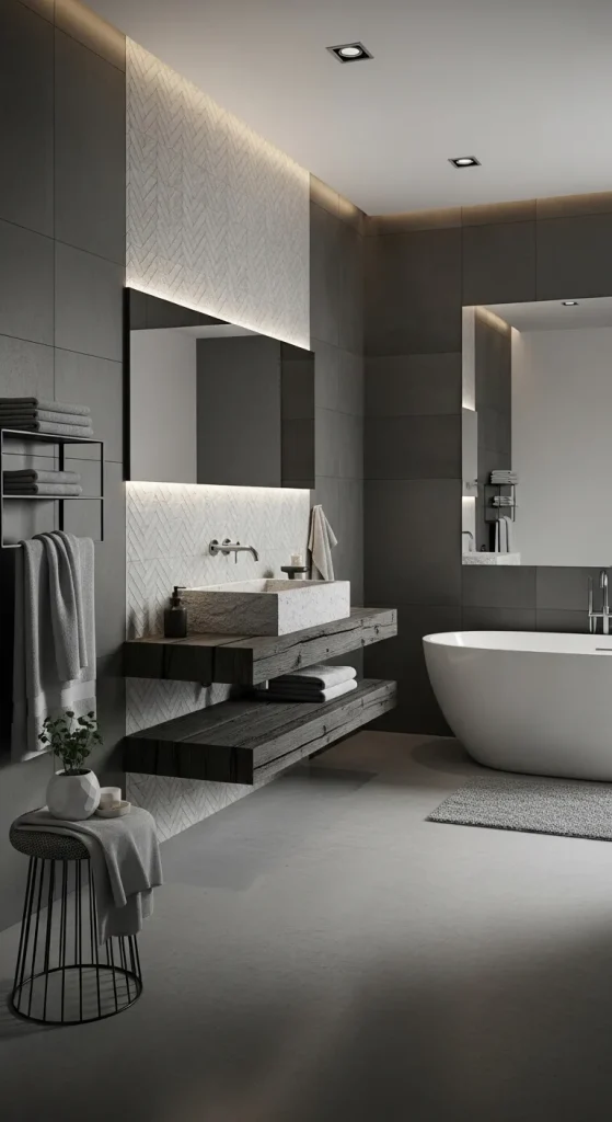 Monochrome Bathroom Design