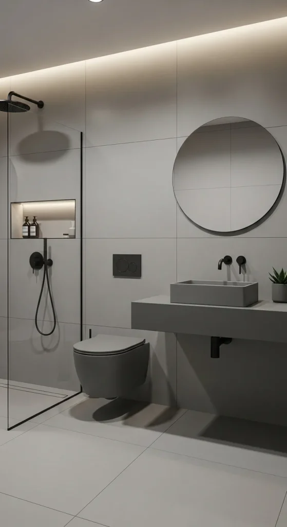 Monochrome Grey Bathroom