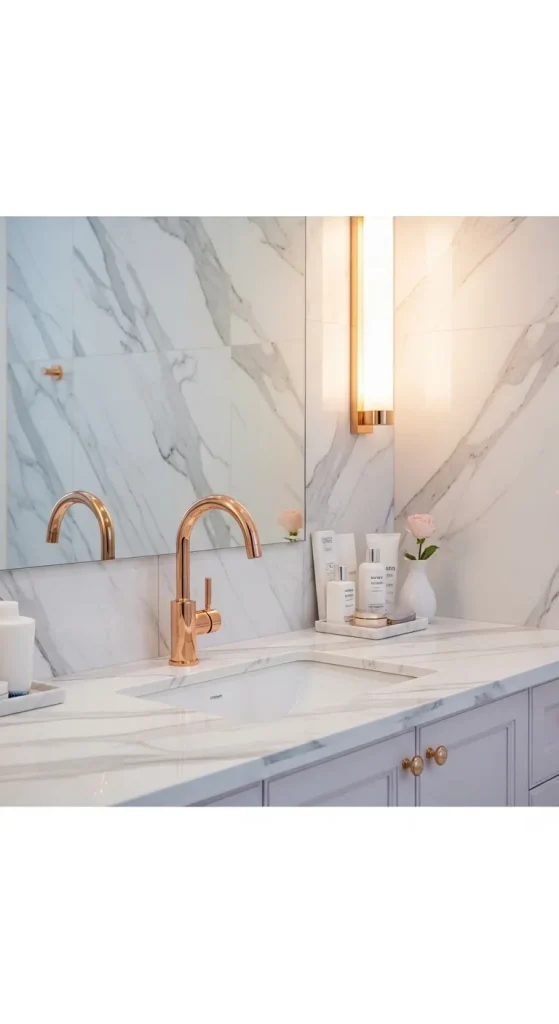 Rose Gold Contemporary Faucet