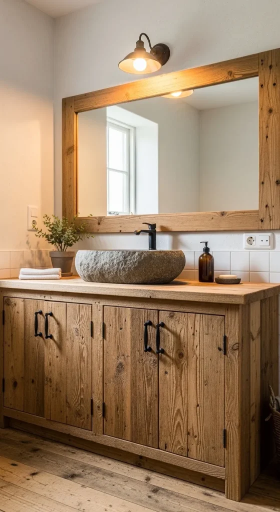 Rustic Wooden Cabinets