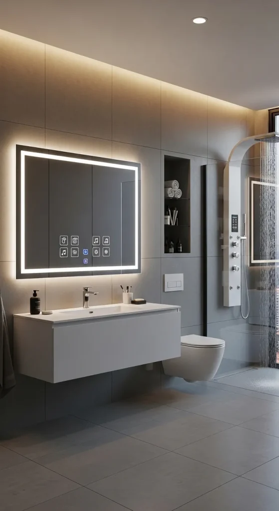 Smart Bathroom Technology Makeover