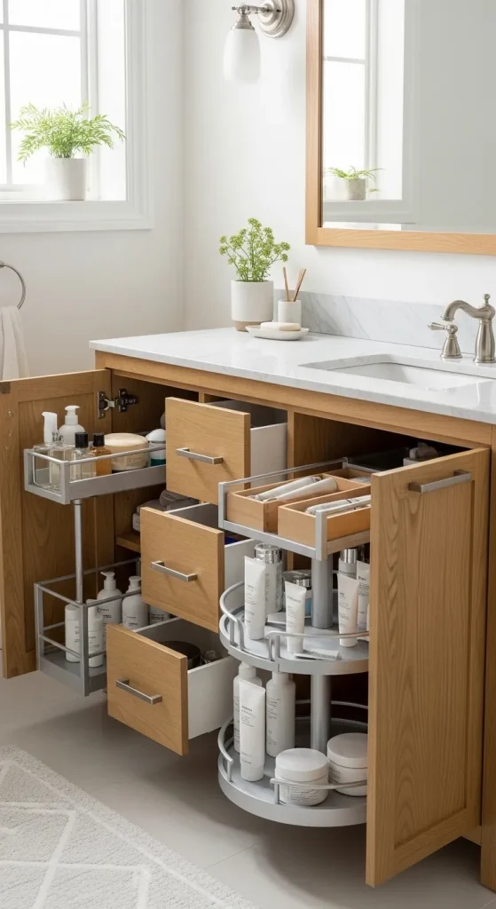 Smart Storage Cabinets with Organizers