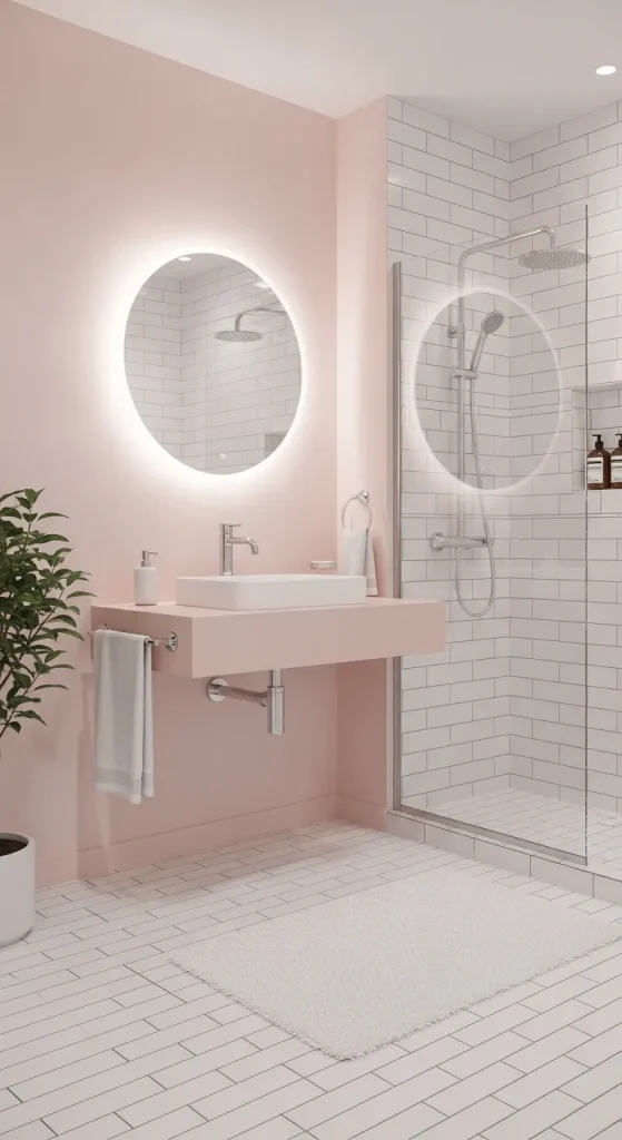 Soft Pastel Bathroom Refresh