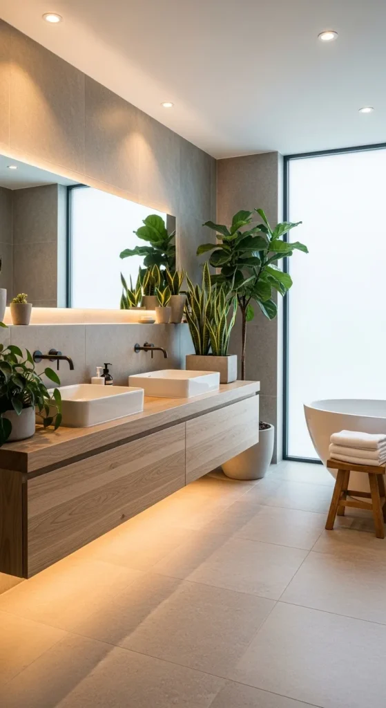 Spa-Inspired Neutral Bathroom