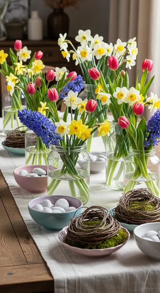 Spring-Themed Vases and Jars for Fresh Arrangements