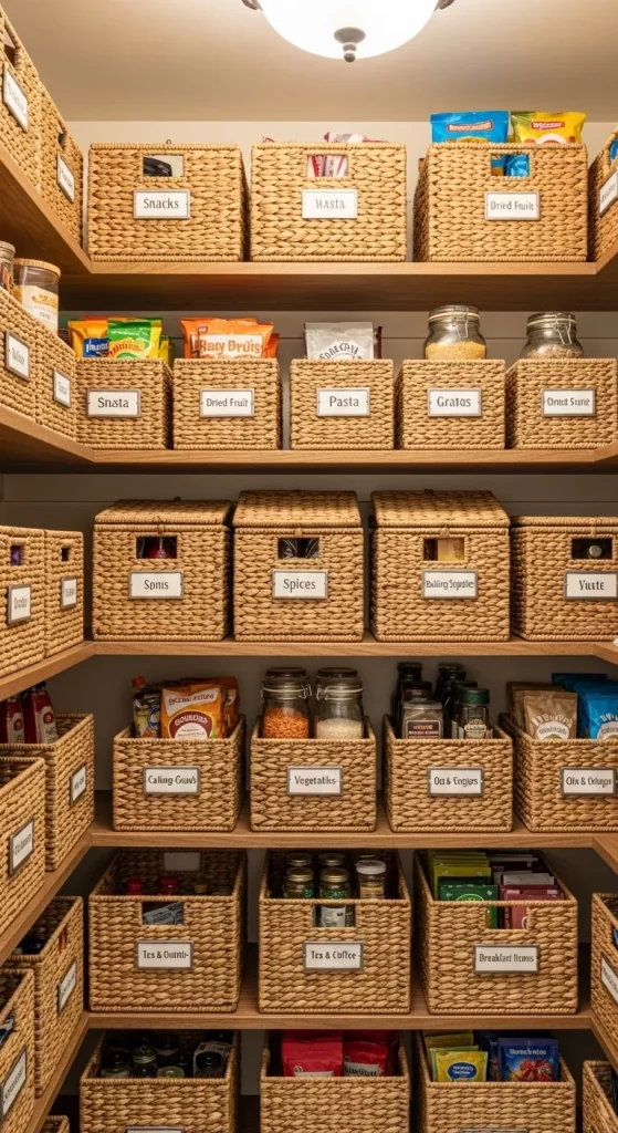 Use Baskets for Organized Storage