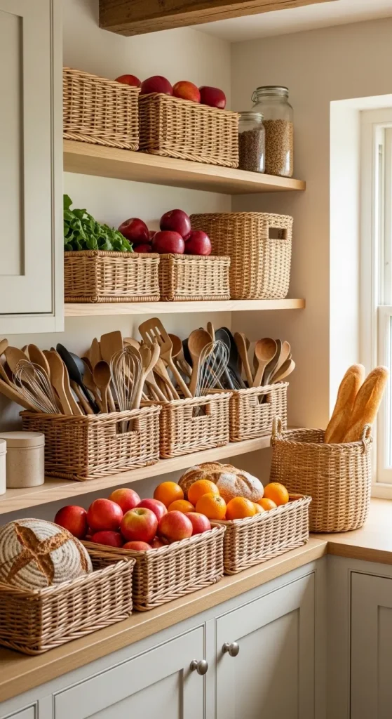 Wicker Baskets for Storage