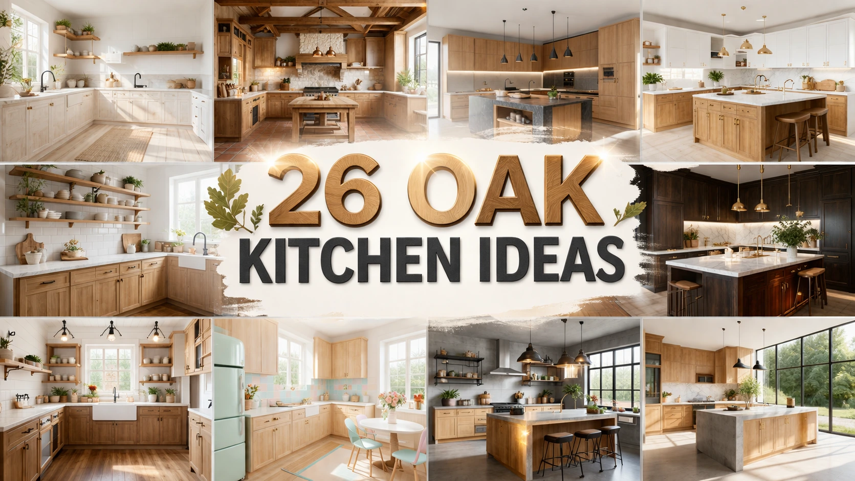 26 Oak Kitchen Ideas for a Warm & Timeless Design