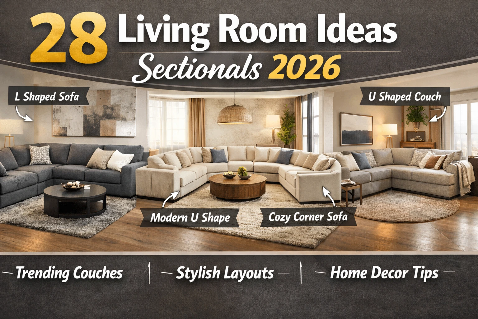 28 Living Room Sectional Ideas for a Stylish 2026 Home