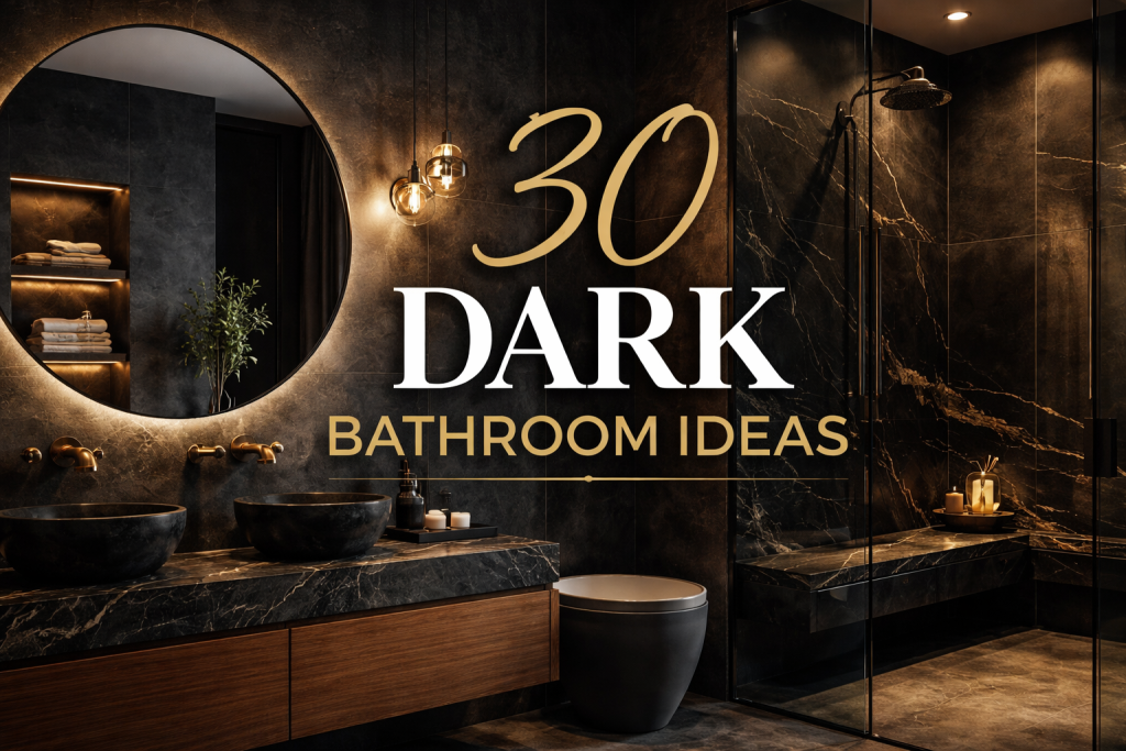 30 Dark Bathroom Ideas for a Bold & Luxurious Look