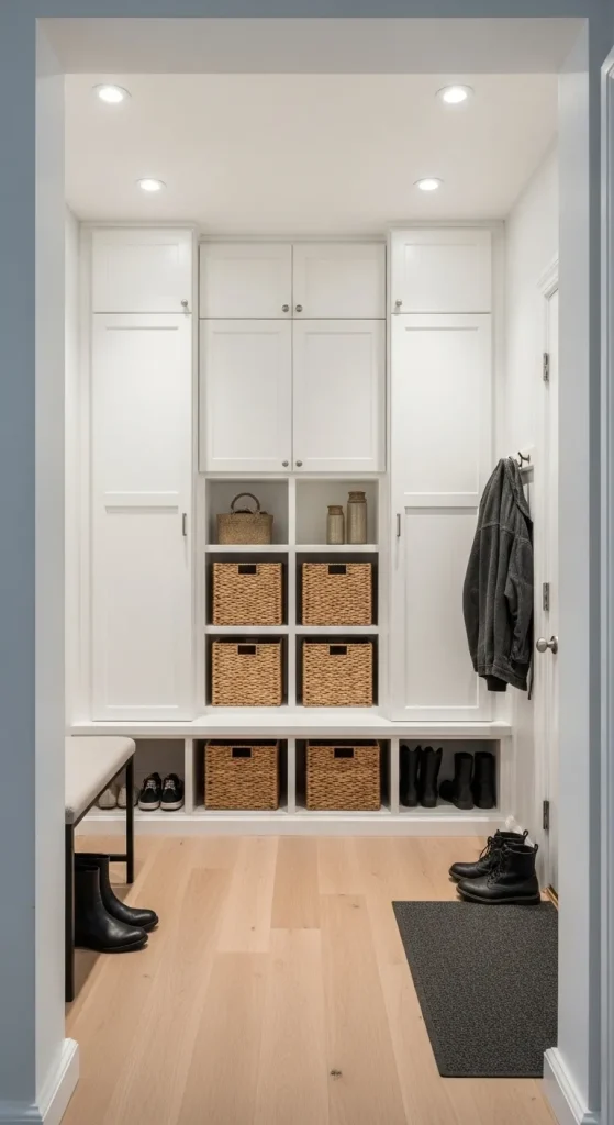 Built-In Entryway Cabinets
