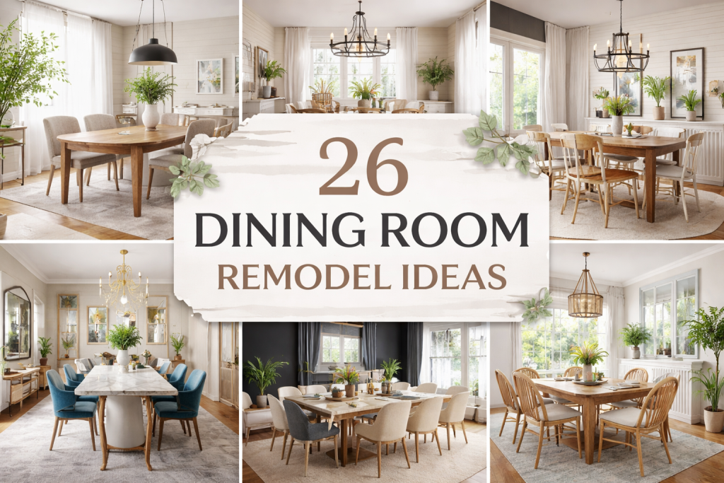 26 Dining Room Remodel Ideas 2026 to Transform Your Space