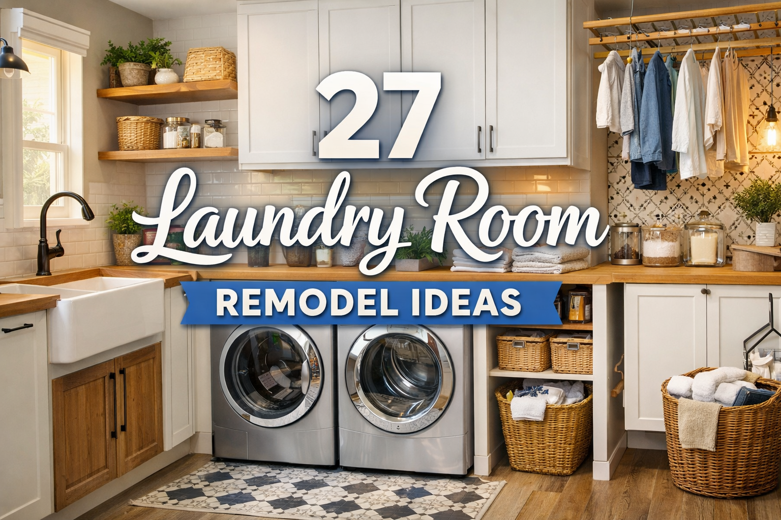 27 Laundry Room Remodel Ideas 2026 to Transform Your Space