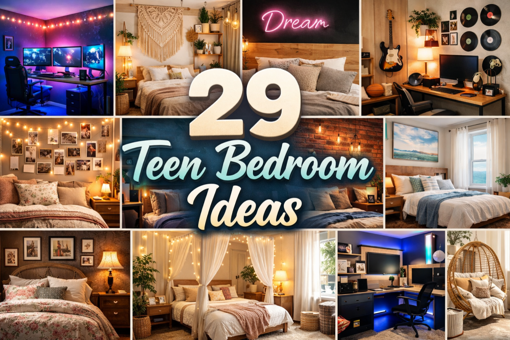 29 Teen Bedroom Ideas 2026 for a Stylish & Creative Space