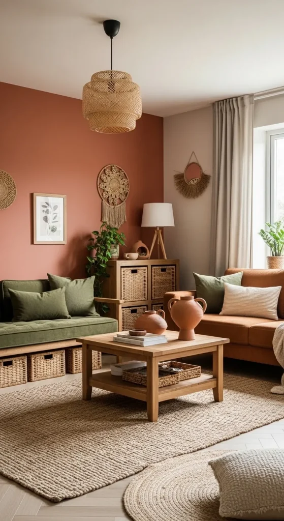 Earthy Tone Family Room