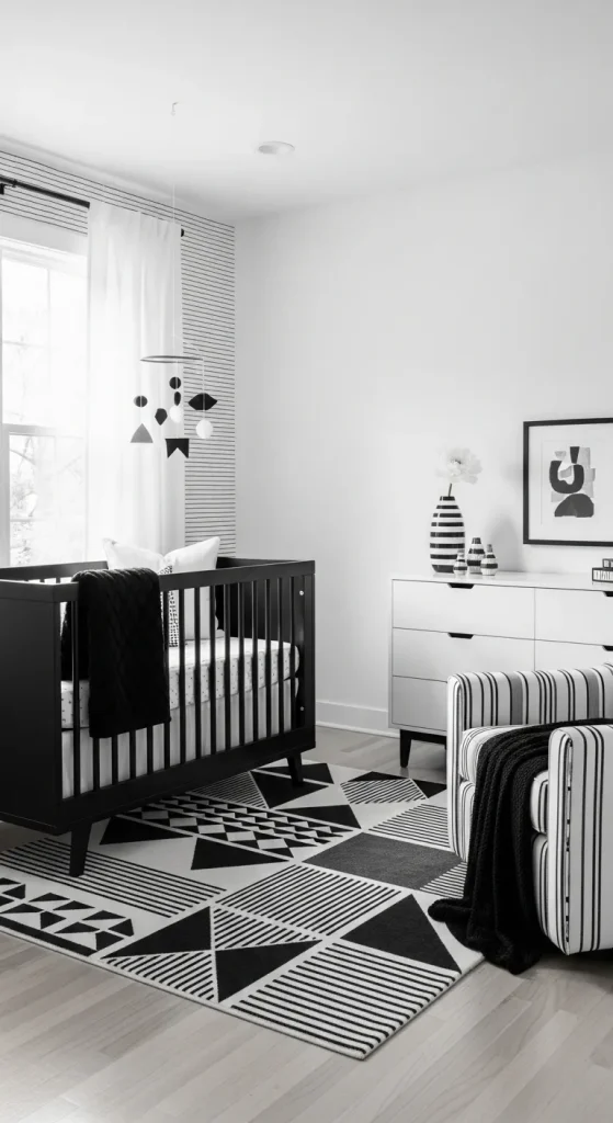 Monochrome Modern Nursery
