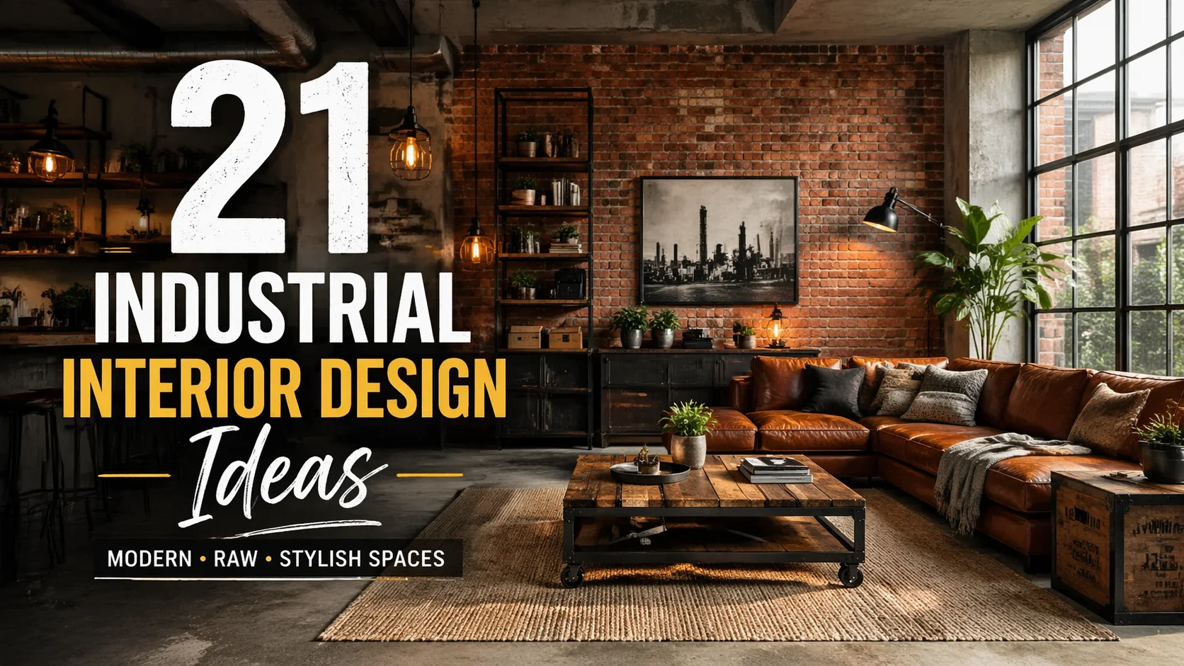 21 Industrial Interior Design Ideas for Modern Homes