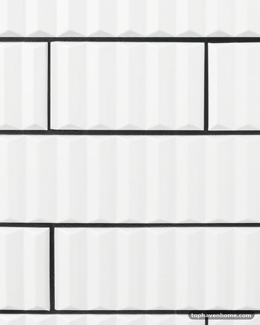 7. 3D Ribbed Wall Tiles