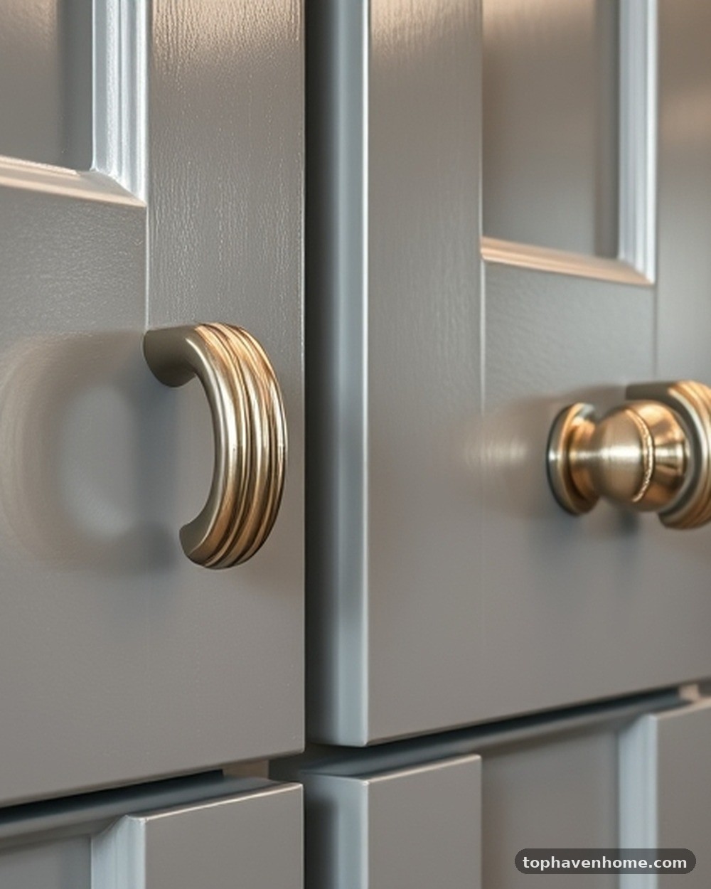 7. Polished Nickel Hardware