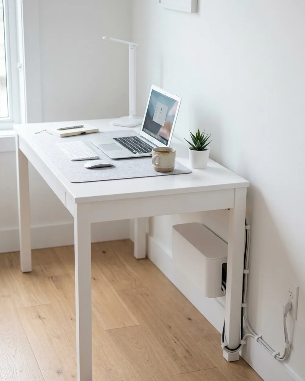 Hidden Cable Management - 28 Small Apartment Decorating Ideas