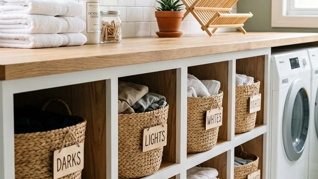 Modular Cubby Unit with Top - 25 Laundry Folding Tables