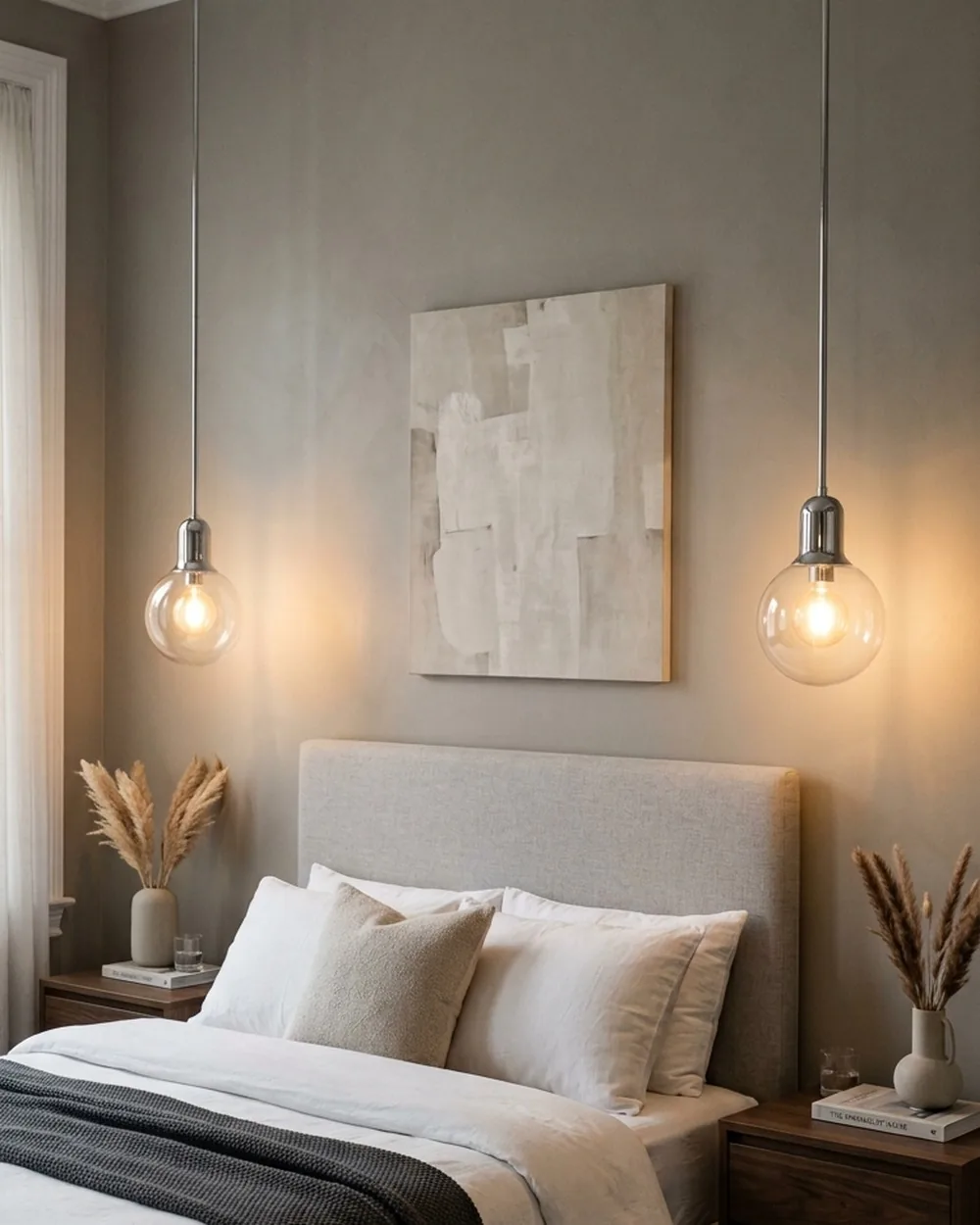 Bedside Pendant Lights - 24 Chrome Home Decor Ideas