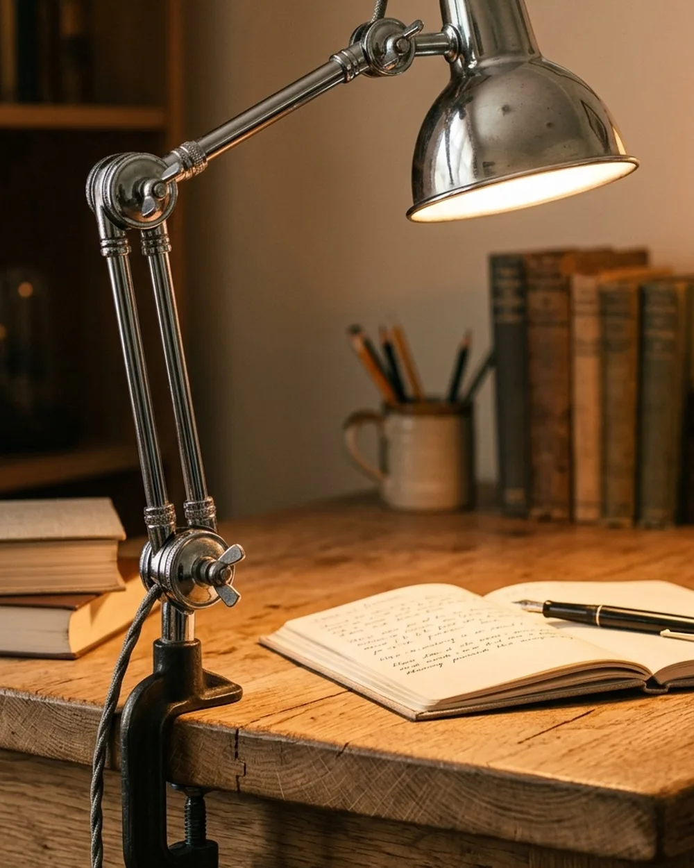Industrial Task Lighting - 24 Chrome Home Decor Ideas